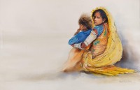 Momin Waseem, 14 x 21 Inch, Water Color on Paper, Figurative  Painting, AC-MW-047